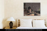 Gallery Wrapped Canvas, Vienna Rooftops Cityscape With Snow