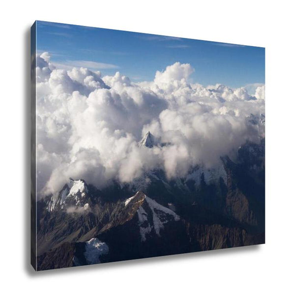 Gallery Wrapped Canvas, Peruvian Andes Viewed Form Above