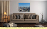 Gallery Wrapped Canvas, Blue Sky Panoramic View Over Downtown Tokyo