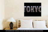 Gallery Wrapped Canvas, Tokyo Text Travel Word