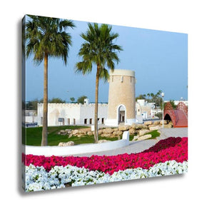 Gallery Wrapped Canvas, Qatar Doha The Gardens Of The City Center