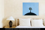 Gallery Wrapped Canvas, A Silhouette Of A Mosque In Thailand