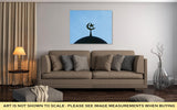 Gallery Wrapped Canvas, A Silhouette Of A Mosque In Thailand