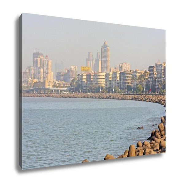 Gallery Wrapped Canvas, Mumbai Capital Of India Skyline