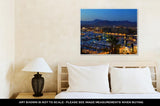 Gallery Wrapped Canvas, Los Cabos Cabo San Lucas Mexico Night View Of City And Marina