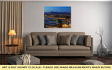 Gallery Wrapped Canvas, Los Cabos Cabo San Lucas Mexico Night View Of City And Marina