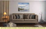 Gallery Wrapped Canvas, Liffey River In Dublin