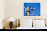 Gallery Wrapped Canvas, Statue Of Lady Justice At Dublin Castle In Dublin Ireland