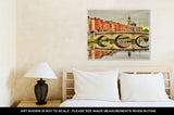 Gallery Wrapped Canvas, View Of Mellows Bridge In Dublin Ireland