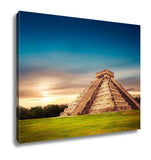 Gallery Wrapped Canvas, Pyramid In Chichen Itza