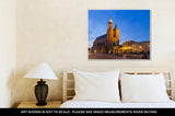 Gallery Wrapped Canvas, St Marys Church At Night In Krakow Poland