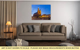 Gallery Wrapped Canvas, St Marys Church At Night In Krakow Poland