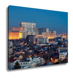 Gallery Wrapped Canvas, Bucharest Aerial View