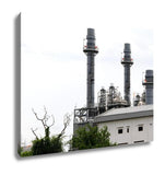 Gallery Wrapped Canvas, Power Plant In Industrial Zone