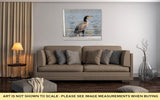 Gallery Wrapped Canvas, Cormorant In Zurich