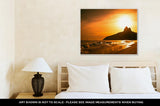 Gallery Wrapped Canvas, Warm Sunset On Ipanema Beach