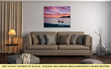 Gallery Wrapped Canvas, Romantic Sunset In West Vancouver