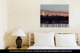 Gallery Wrapped Canvas, Beautiful Kiev Skyline At Sunset UKraine