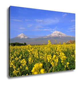 Gallery Wrapped Canvas, Chapel Hill Large And Small Ararat In Armenia