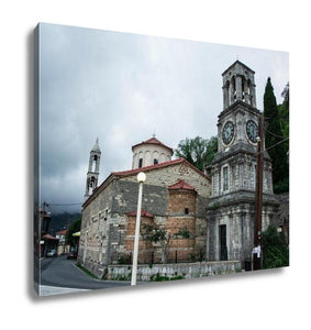 Gallery Wrapped Canvas, View Of The Church In Langadia Greece