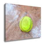 Gallery Wrapped Canvas, Softball Is A Variant Of Baseball Played With A Larger Ball On A Smaller Field