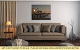 Gallery Wrapped Canvas, Avalon Fishing Pier In Kitty Hawk On The Outer Banks Is A Popular Destination