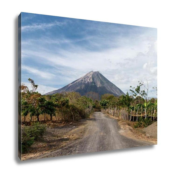 Gallery Wrapped Canvas, Volcano Concepcion View In Ometepe Nicaragua