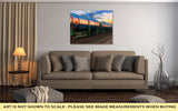 Gallery Wrapped Canvas, Freight Train With Petroleum Tankcars