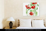 Gallery Wrapped Canvas, Painted Watercolor Poppies