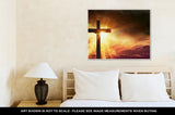 Gallery Wrapped Canvas, Crucifix Blessing Lights