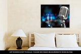 Gallery Wrapped Canvas, Silver Microphone