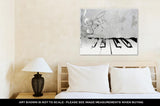 Gallery Wrapped Canvas, Grunge Music Piano Sheet Music