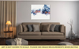 Gallery Wrapped Canvas, Linear Network Wave