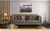 Gallery Wrapped Canvas, A Classic New England Lighthouse The Portland Head Light After Sunset Portland