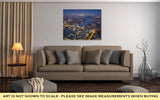 Gallery Wrapped Canvas, London England Aerial Skyline View Of London With The Iconic Tower Bridge The