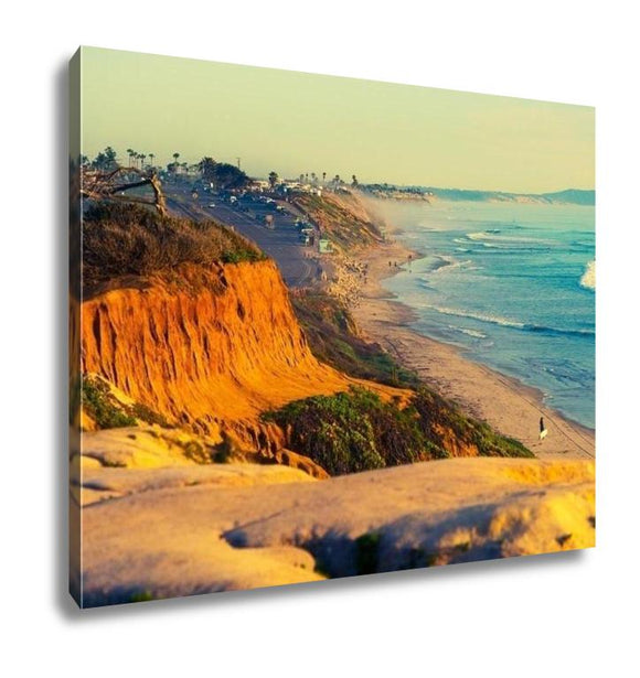 Gallery Wrapped Canvas, Encinitas Beach In California