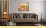 Gallery Wrapped Canvas, Nashville City On A Road Map