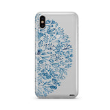 Indigo Henna - Clear TPU iPhone Case / Samsung Case Phone Cover