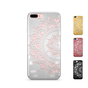 Chrome Shiny TPU iPhone Case Cover - Hayley Mandala