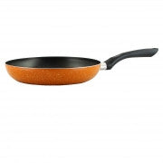 Gibson Home Stelling 10" Aluminum Frying Pan in Orange