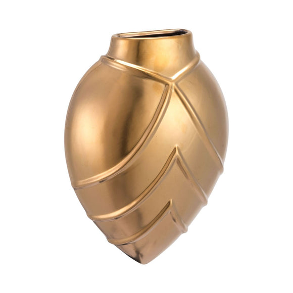 Zuo Mini Rayas Wall Vase Matt Gold