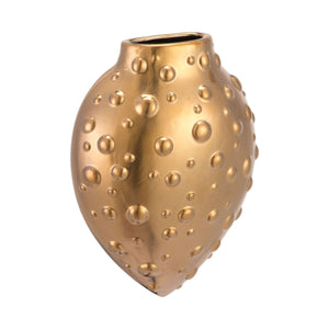 Zuo Mini Puntos Wall Vase Matt Gold