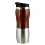 Gibson Home Monaco Cafe Double Wall Travel Mug with Lid