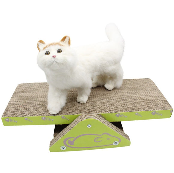 Durable Cat Scratching (Seesaw Pattern)